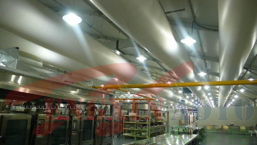 恒掀奥特系列纤维织物风管在工业领域中的应用